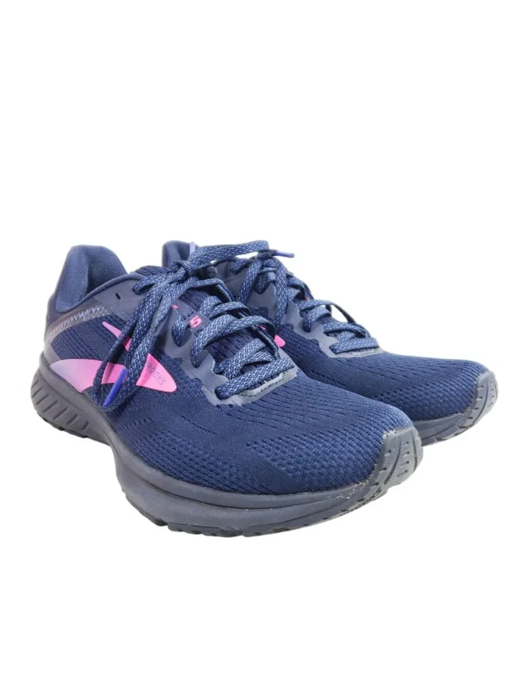 Brooks Womens Size 8 Anthem-5 Blue Running Shoes Mesh Upper - Picture 2 of 9